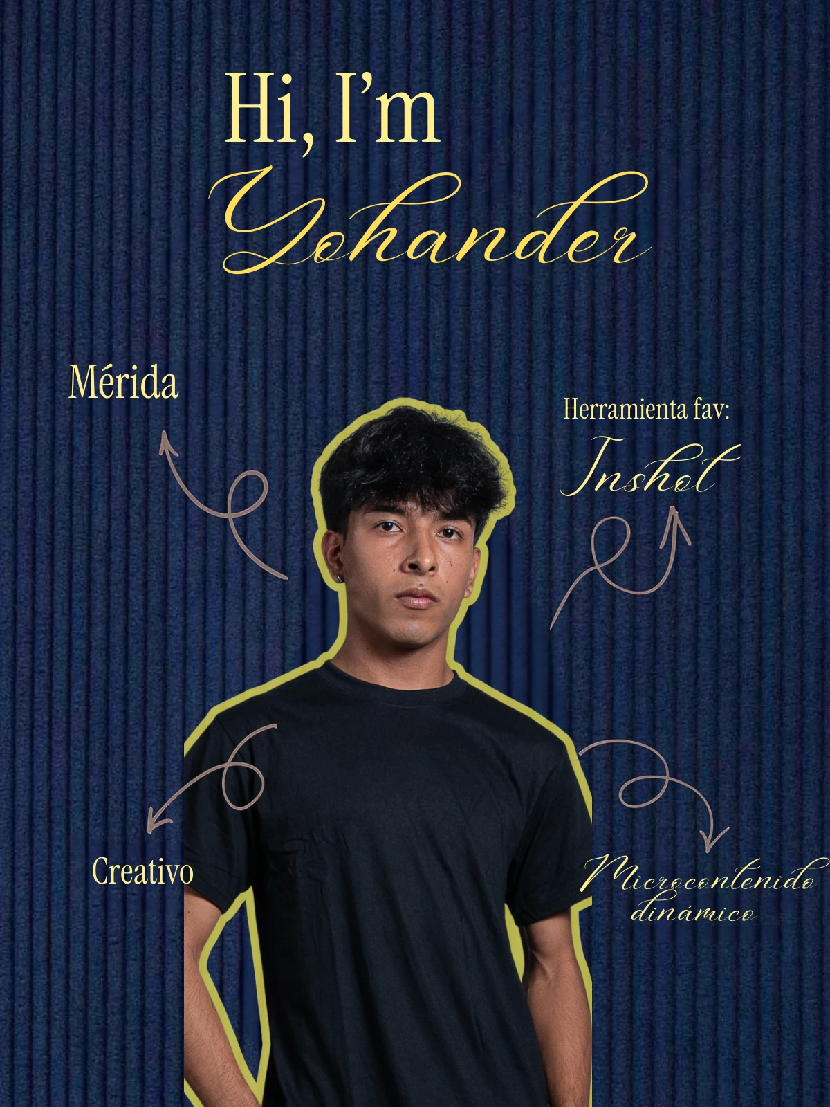 Yohander, integrante de Conecta ULA